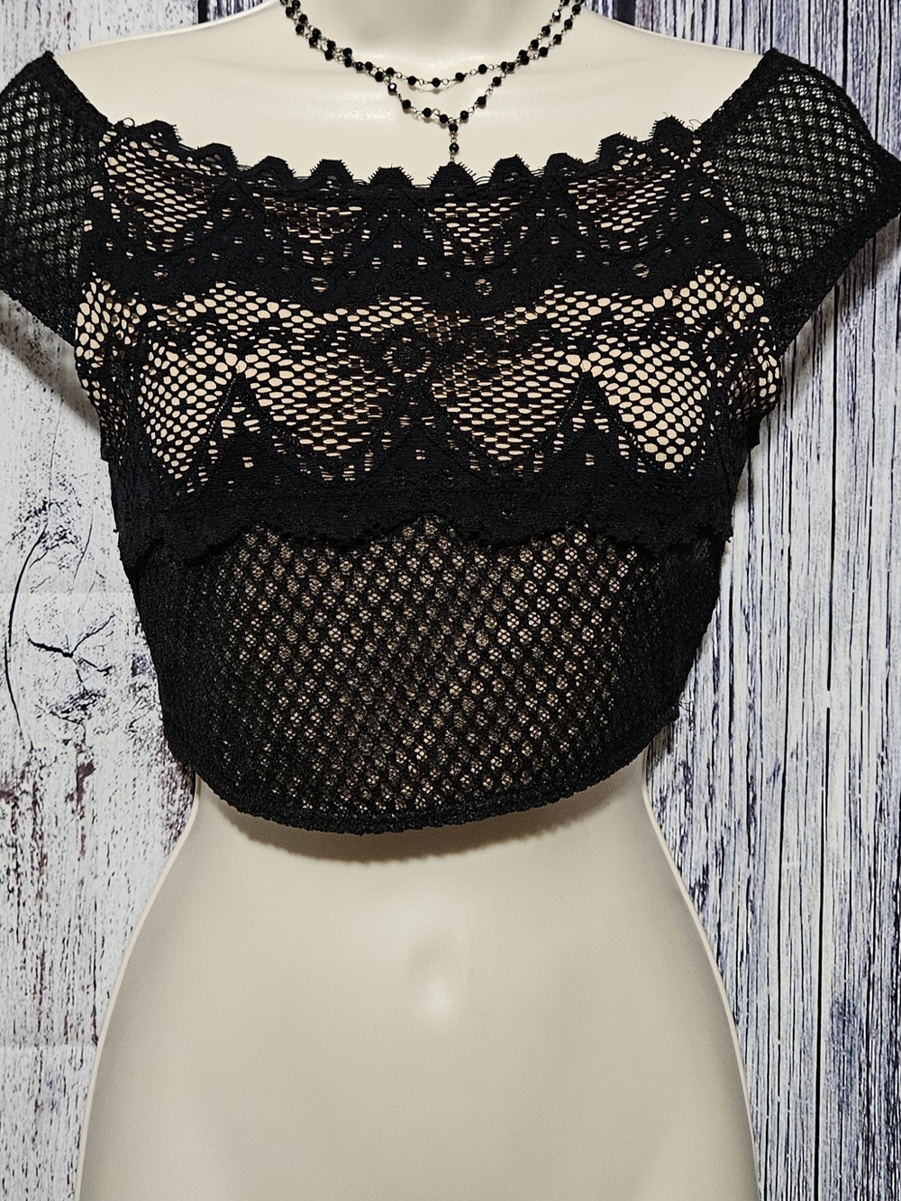 Nightcap  Crochet Crop Top -